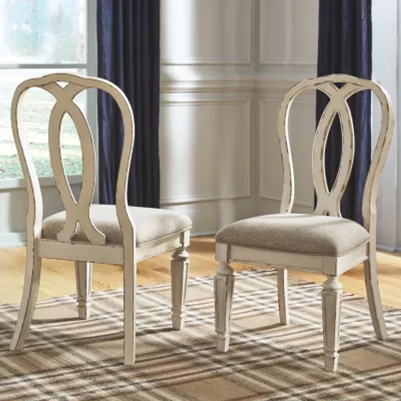 Signature Design by Ashley Realyn Ribbon Back Dining Chair - Set of 2