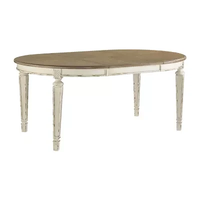 Signature Design by Ashley Realyn Oval Extension Dining Table