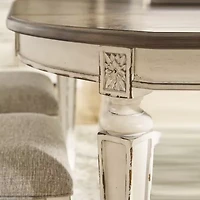 Signature Design by Ashley Realyn Oval Extension Dining Table