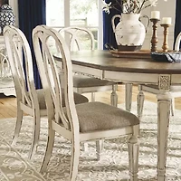 Signature Design by Ashley Realyn Oval Extension Dining Table