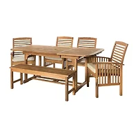 Willard Collection 6-pc. Patio Dining Set