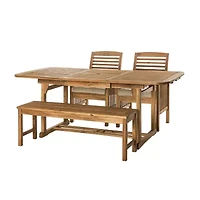 Willard Collection 4-pc. Patio Dining Set