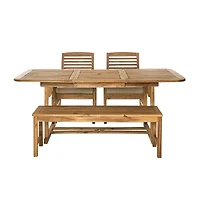 Willard Collection 4-pc. Patio Dining Set