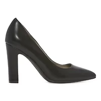 Worthington Zool Womens Pointed Closed Toe Block Heel Pumps