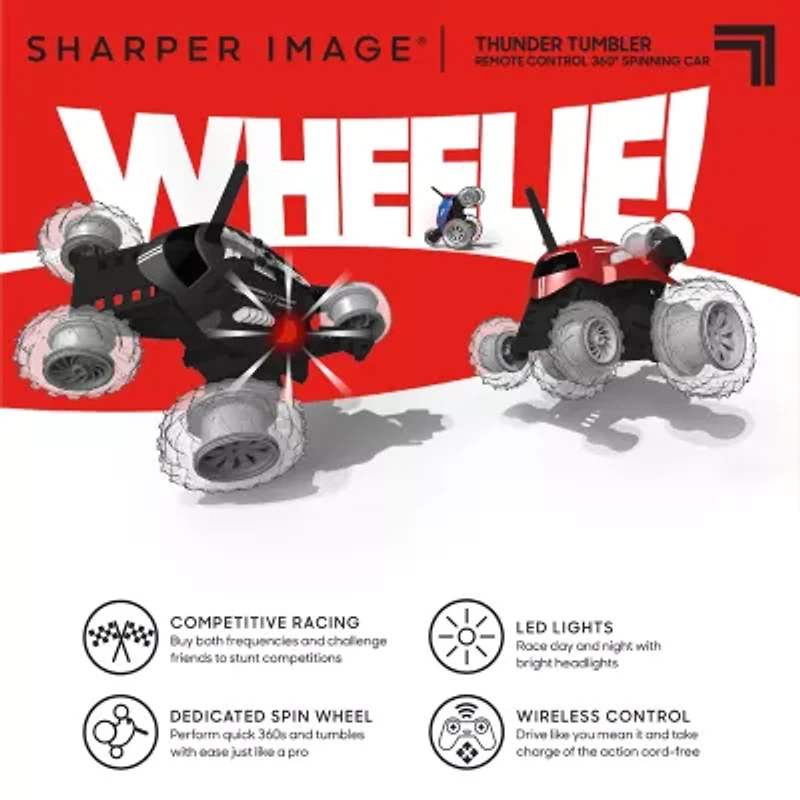 Sharper Image Remote Control Monster Spinning Remote Control Car