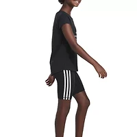 adidas Big Kid Girls Mid Rise Bike Short