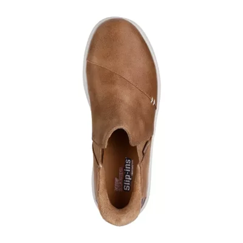 Skechers Bobs Skipper Wave Stay Snug Womens Round Closed Toe Slip-On Shoe