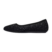 Skechers Cleo 2.0 Glitzy Daze Womens Closed Toe Ballet Flats