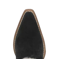 Dingo Womens Snuggles Stacked Heel Cowboy Boots