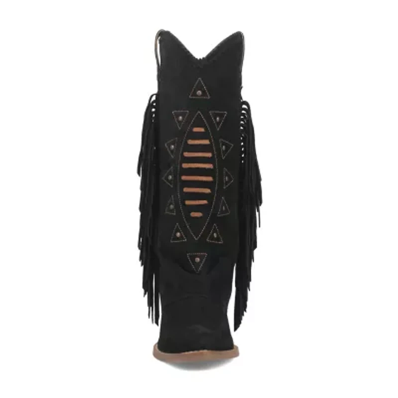 Dingo Womens Spirit Trail Stacked Heel Cowboy Boots