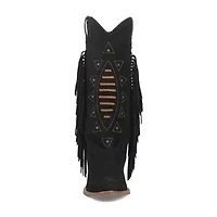 Dingo Womens Spirit Trail Stacked Heel Cowboy Boots