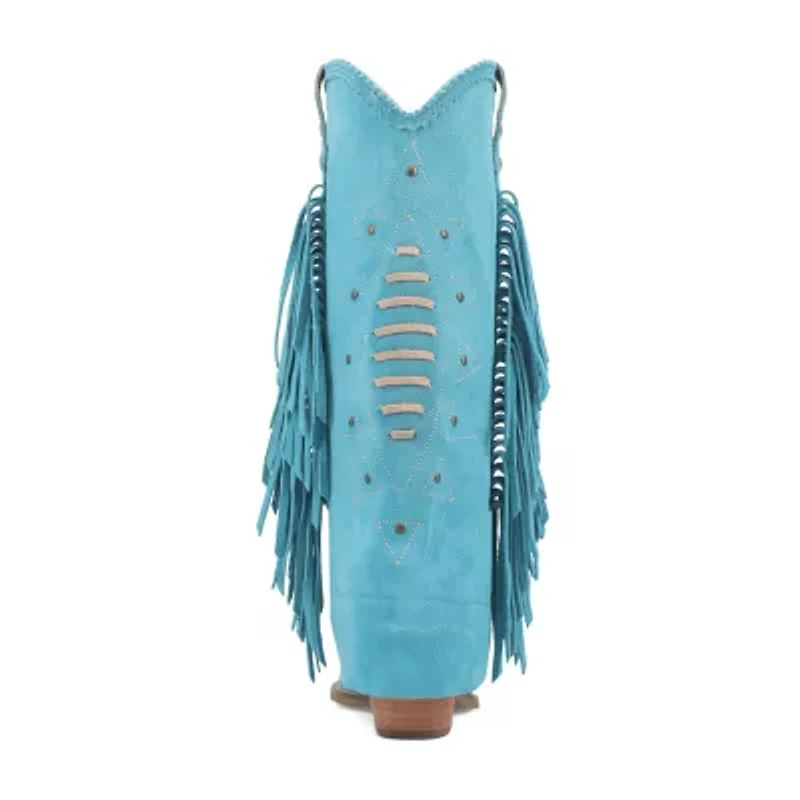 Dingo Womens Spirit Trail Stacked Heel Cowboy Boots