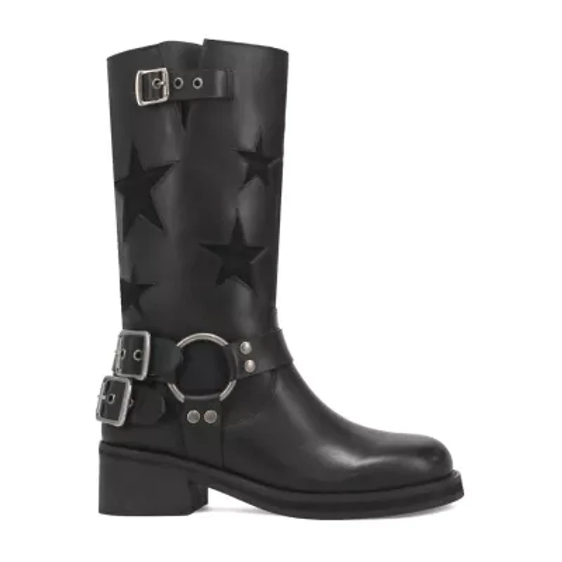 Dingo Womens Blacklist Stacked Heel Cowboy Boots