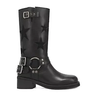 Dingo Womens Blacklist Stacked Heel Cowboy Boots