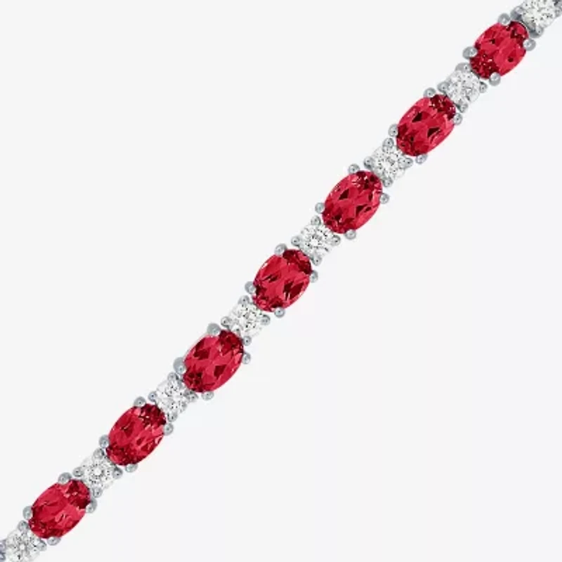 Gemstone Sterling Silver Bolo Bracelet
