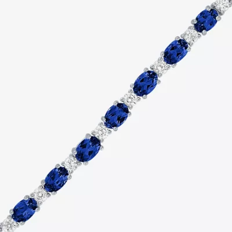 Gemstone Sterling Silver Bolo Bracelet