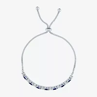 Gemstone Sterling Silver Bolo Bracelet