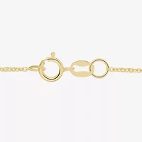 Lab-Created Gemstone 14K Gold Over Silver Marquise Pendant Necklace