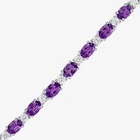 Gemstone Sterling Silver Bolo Bracelet