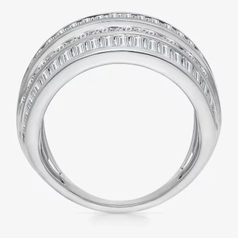 (I / I1) Womens 4 CT. T.W. Lab Grown White Diamond 10K Gold Band
