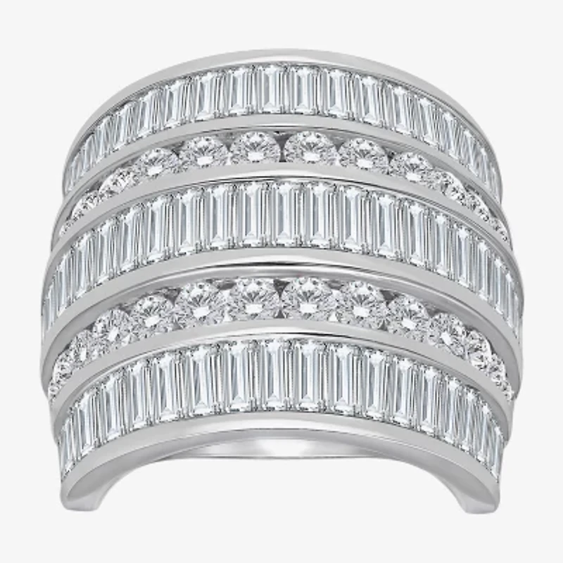 (I / I1) Womens 4 CT. T.W. Lab Grown White Diamond 10K Gold Band