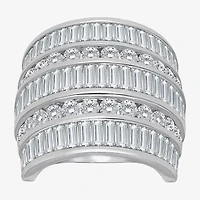 (I / I1) Womens 4 CT. T.W. Lab Grown White Diamond 10K Gold Band