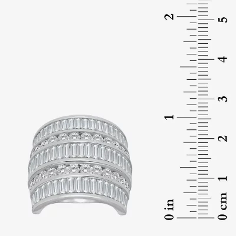 (I / I1) Womens 4 CT. T.W. Lab Grown White Diamond 10K Gold Band
