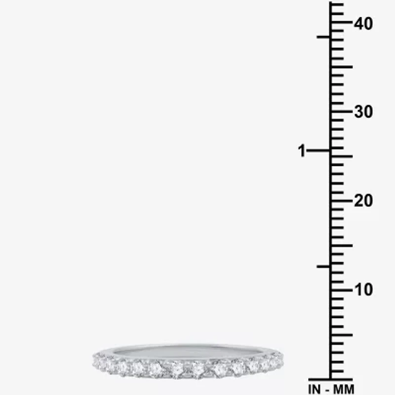 (H-I / I1) I Said Yes Womens 1 CT. T.W. Lab Grown White Diamond Sterling Silver or 14K Gold Over Silver Cushion Halo Bridal Set