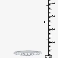 (H-I / I1) I Said Yes Womens 1 CT. T.W. Lab Grown White Diamond Sterling Silver or 14K Gold Over Silver Cushion Halo Bridal Set