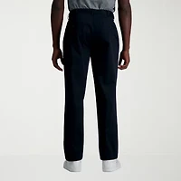 Haggar Wrinkle Free Performance Khaki Mens Classic Fit Flat Front Pant