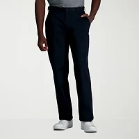 Haggar Wrinkle Free Performance Khaki Mens Classic Fit Flat Front Pant