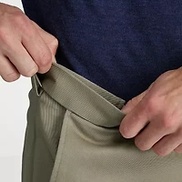 Haggar Wrinkle Free Performance Khaki Mens Classic Fit Flat Front Pant