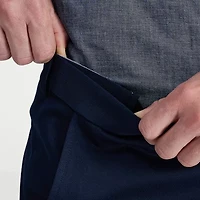 Haggar Wrinkle Free Performance Khaki Mens Classic Fit Flat Front Pant