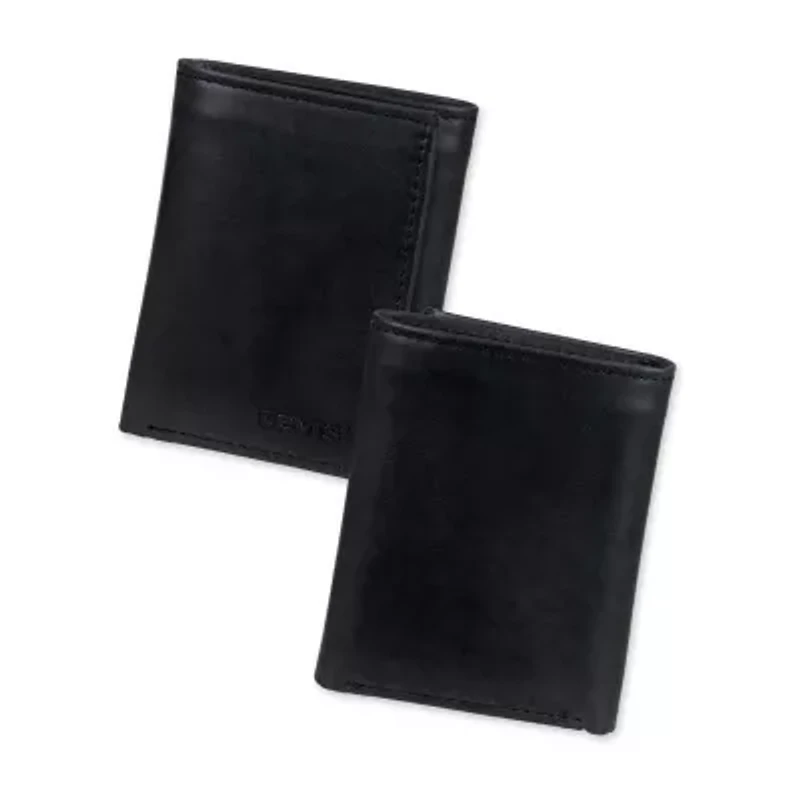 Levi's® Slim Trifold With Zipper Mens Personalized Slim Fold Wallet