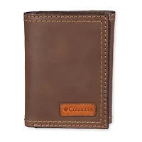 Columbia Rfid Extra Capacity Trifold Mens Personalized Trifold Wallet