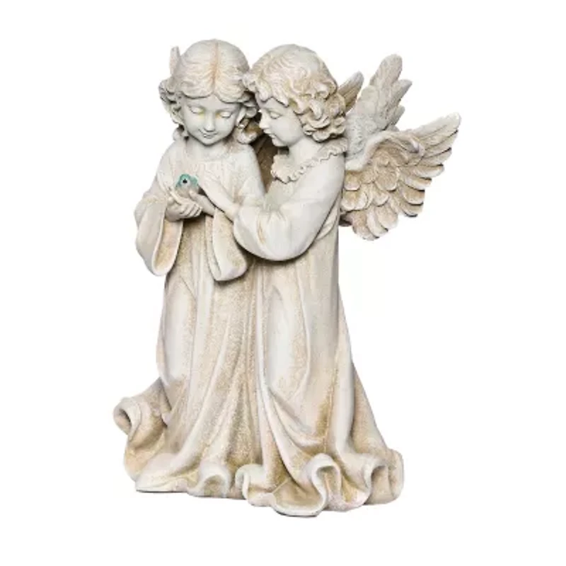 Roman 12.25in Angels Bird Statue