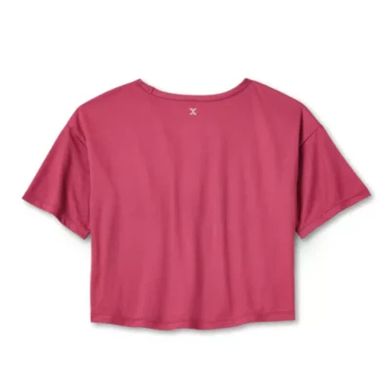 Xersion Little & Big Kid Girls Crew Neck Short Sleeve Active T-Shirt