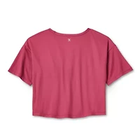 Xersion Little & Big Kid Girls Crew Neck Short Sleeve Active T-Shirt