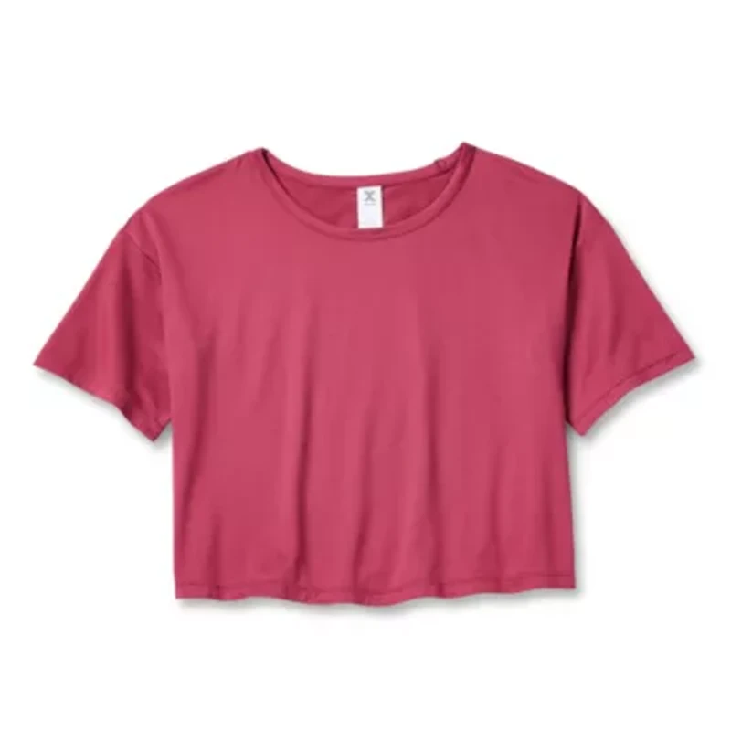 Xersion Little & Big Kid Girls Crew Neck Short Sleeve Active T-Shirt