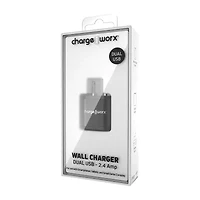 Chargeworx Dual Usb Wall Charger