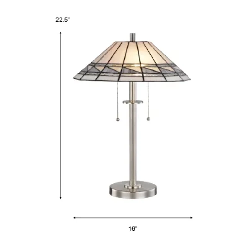 Dale Tiffany Linette Glass Table Lamp