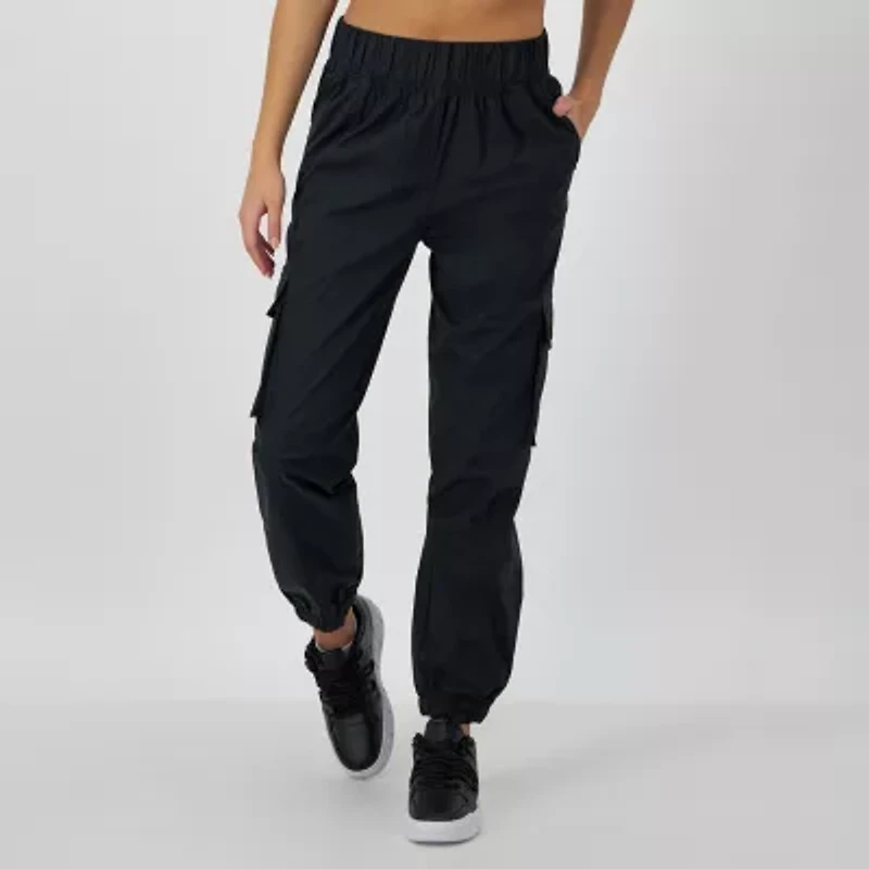 Champion Womens Cinched Mid Rise Active Cargo Pant
