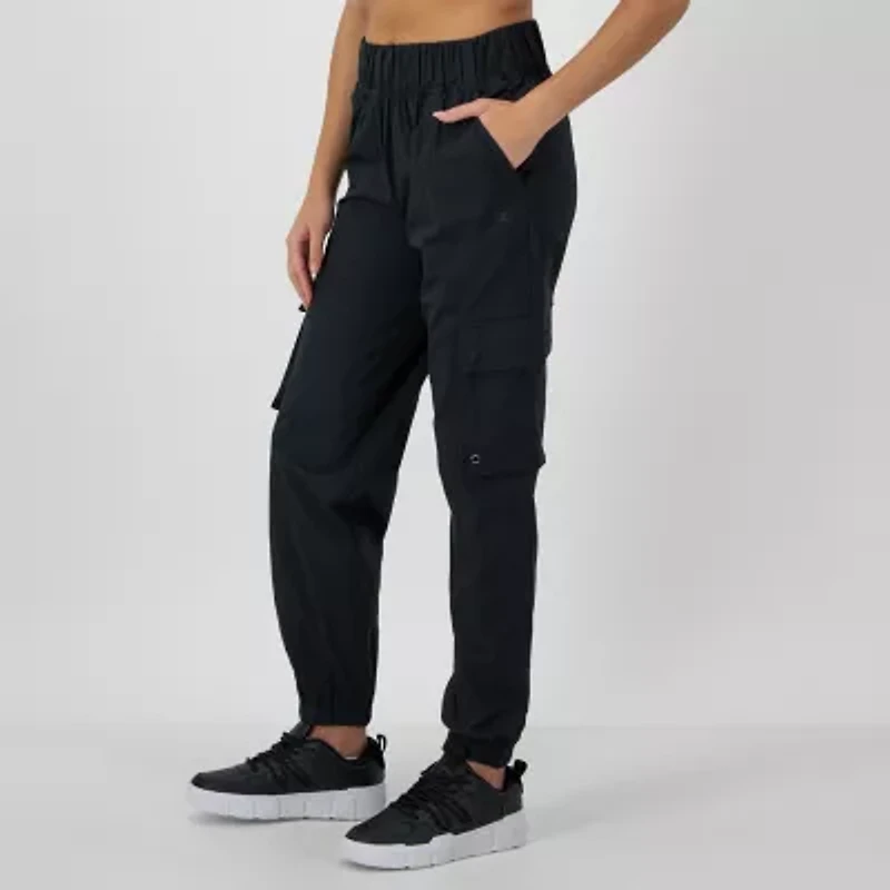 Champion Womens Cinched Mid Rise Active Cargo Pant