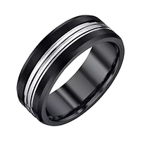 Mens 8MM Tungsten Wedding Band