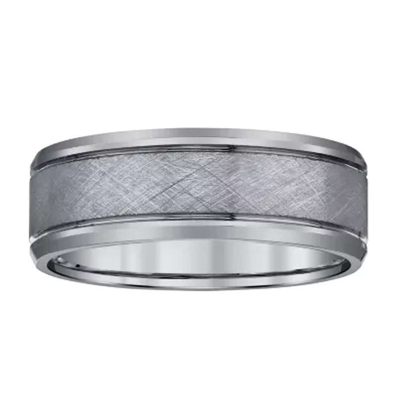 Mens 8MM Tungsten Wedding Band