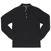 French Toast Little & Big Kid Boys Long Sleeve Boxy Fit Polo Shirt