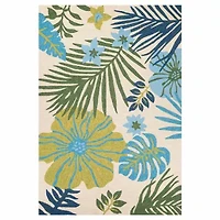 Couristan Covington Summer Laila Floral Hooked Rectangular Accent Rug