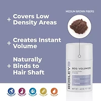 BosleyMD Hair Thickening Fibers Medium Brown Styling Product 1 oz.