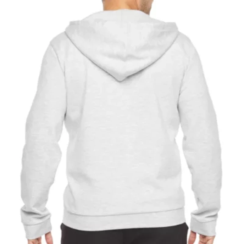 Stylus Mens Full Zip Long Sleeve Fleece Hoodie