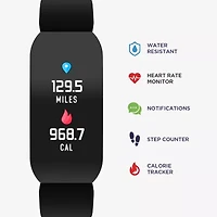 Itouch Unisex Adult Black Smart Watch 500143b-42-G02